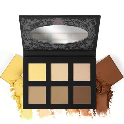 Frankie Rose Pro Contour Palette - Long-Wearing Matte Shades, Vegan & Cruelty-Free - 10 Colors