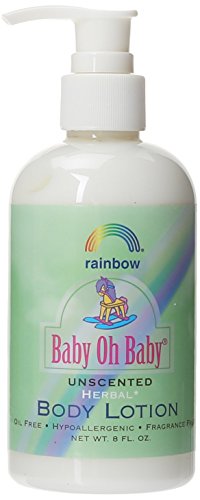 Rainbow Research Body Lotion - Hypoallergenic, Fragrance-Free, No Petroleum Oils - 8oz