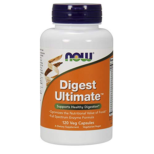 NOW Foods Digestive Enzymes Supplement - Supports Nutrient Absorption, Vegan - 120 Capsules