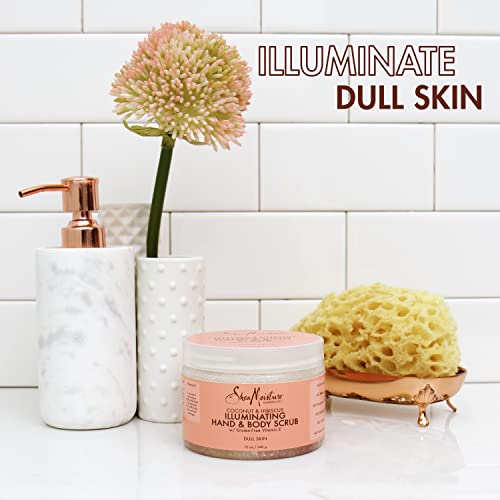 SheaMoisture Body Scrub - Exfoliates Dull Skin, Infused with Coconut Oil & Hibiscus - 12oz