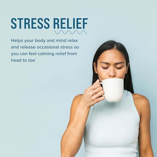 Natural Vitality Calm Mind Magnesium - Stress Relief with L-Theanine, Honey Chamomile - 12 oz