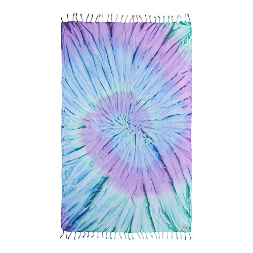 Sand Cloud Turkish Towel - Quick Dry, Sand-Resistant, 100% Organic Cotton - 38" x 64" Tie Dye