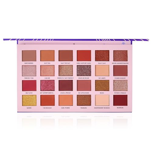 Ciaté London I Am Woman Eyeshadow Palette - 24 Vegan Shades, Creamy & Pigment-Rich - 12g