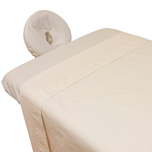 Arcadia Organic Percale Fitted Sheet Set - Soft, GOTS Certified 100% Cotton - 3-Piece