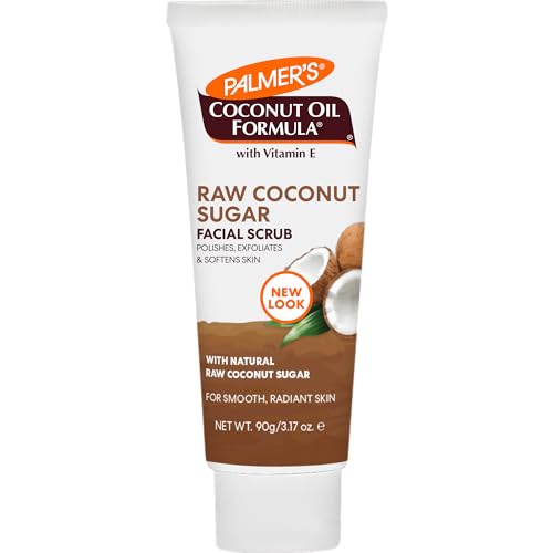 Palmer's Coconut Oil Formula Face Scrub - Gently Exfoliates, Hydrates with Chamomile - 3.17oz