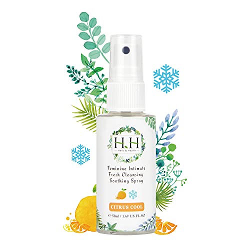 HH Herb&Health Feminine Deodorant Spray - Natural Essential Oils for Daily Freshness - Citrus