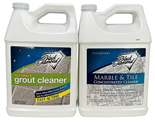 MARBLE & TILE FLOOR CLEANER - Streak-Free, Hypoallergenic, Safe for Pets & Kids - 1 Gallon