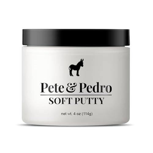 Pete & Pedro Hair Putty - Strong Hold, Matte Finish, Beeswax Infused, 4 oz.