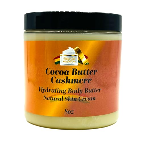 Ultra-Soft Shea Body Butter - Hydrating Cream for Radiant Skin with Aloe & Argan Oils - 8oz