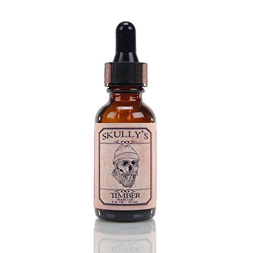 Skully's Timber Beard Oil - Promotes Growth, Softens & Moisturizes, Natural Ingredients - 1 fl oz