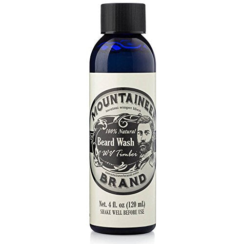 Mountaineer Brand Beard Wash - Hydrating, Gentle Cleanse with WV Timber Scent - 4oz