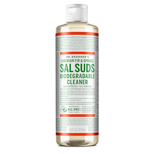 Dr. Bronner's Sal Suds All-Purpose Cleaner - Cuts Grease, Plant-Based, Mildly Scented - 16oz