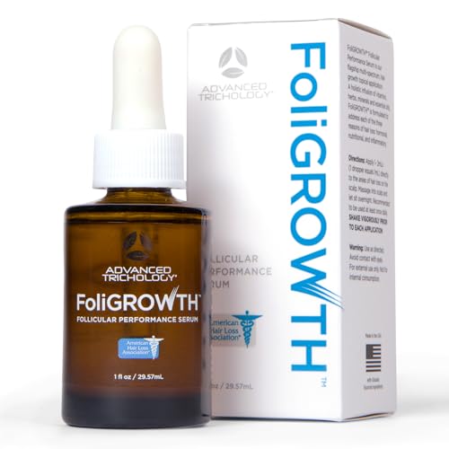 FoliGROWTH™ Hair Growth Serum - Thicker, Fuller Hair, Nutrient-Rich Formula - 2oz