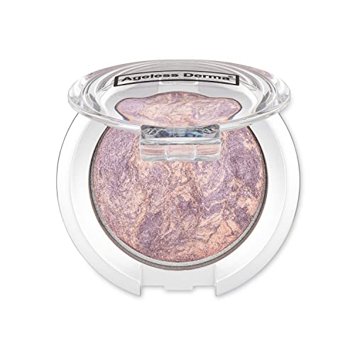 Ageless Derma Baked Mineral Shadows - Bold Pigmentation, Long-Lasting & Gluten-Free - Lavender