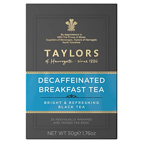 Taylors of Harrogate Decaffeinated Breakfast Tea - 100% Rainforest Alliance Certified - 120 Bags