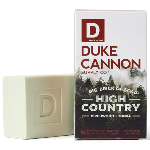 Duke Cannon Supply Co. Big Brick Soap - Superior Cleansing, Natural Oils - 10 oz