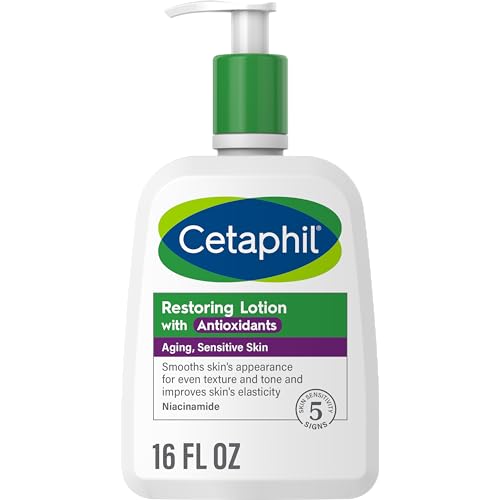 Cetaphil Body Lotion - Antioxidant Formula for Youthful Skin, Fragrance-Free - 16oz