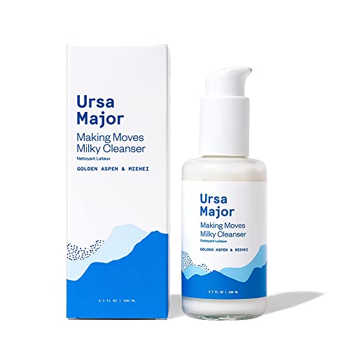 Ursa Major Milky Cleanser - Hydrating, Gentle Exfoliation for Sensitive Skin - 3.7oz