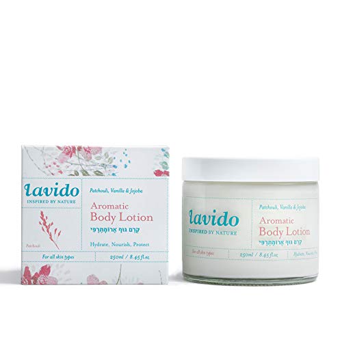 Lavido Body Lotion - Nourishing Hydration with Patchouli & Vanilla, Vegan - 8.4 fl oz