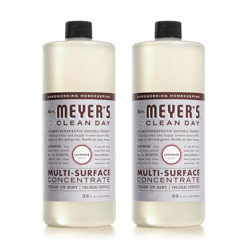 Mrs. Meyer's Clean Day Multi-Surface Cleaner - Tough on Dirt, Biodegradable Lavender, 32oz - 2 Pack