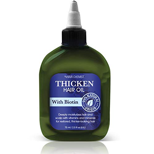 Hair Chemist Solutions Hair Growth Oil - Strengthens Follicles with Biotin, 2.5 oz