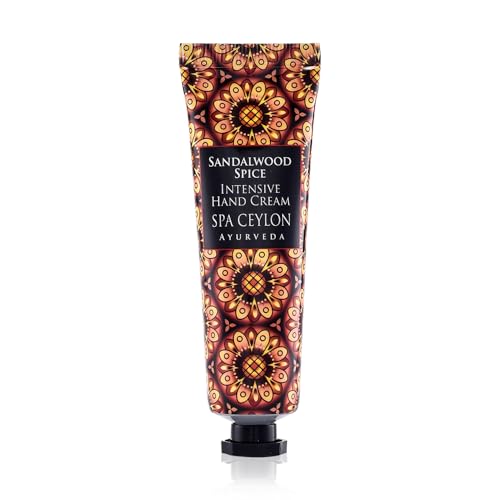 SPA CEYLON Sandalwood Spice Hand Cream - Deep Moisturization, Natural Ingredients - 100ml