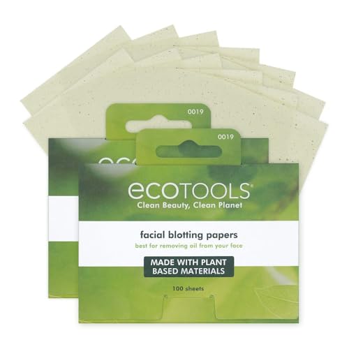 EcoTools Blotting Paper - Removes Excess Oil, Plant-Based, Travel Size - 200 Sheets