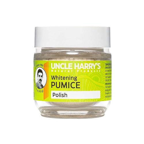 Uncle Harry’s Whitening Toothpaste Polish - Remineralizes Enamel, Antiseptic, Fluoride Free - 1.25oz