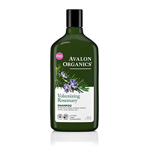 Avalon Organics Volumizing Shampoo - Plant-Based, Builds Volume, 11oz with Organic Ingredients