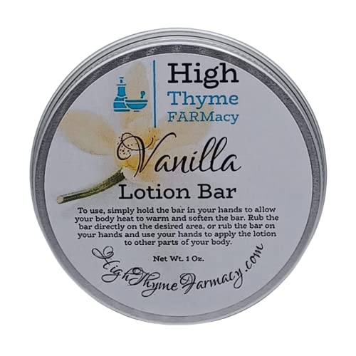 Vanilla Lotion Bar - Deep Moisture, Gentle Ingredients, Travel-Friendly - 1.5oz