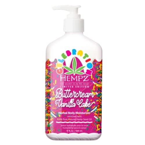 Hempz Body Lotion - Nourishing Hydration with Shea Butter & Hemp Seed Oil - 17 oz