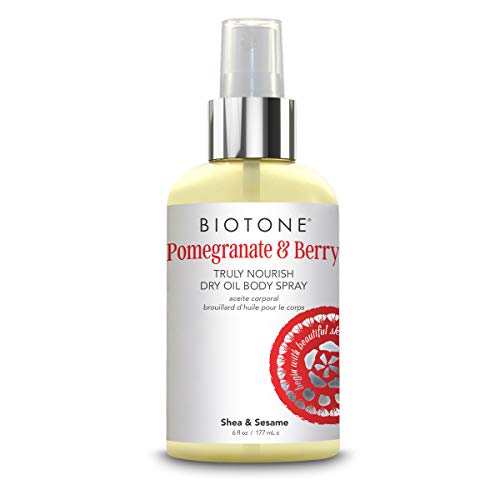 Biotone Body Oil Spray - Deep Hydration with Shea Butter & Botanicals - 6oz Moisturizer