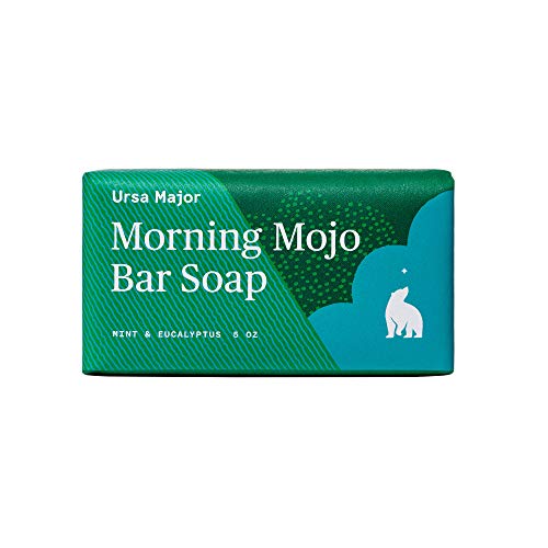 Ursa Major Morning Mojo Bar Soap - Exfoliating Cleanse, Natural Ingredients - 5 oz