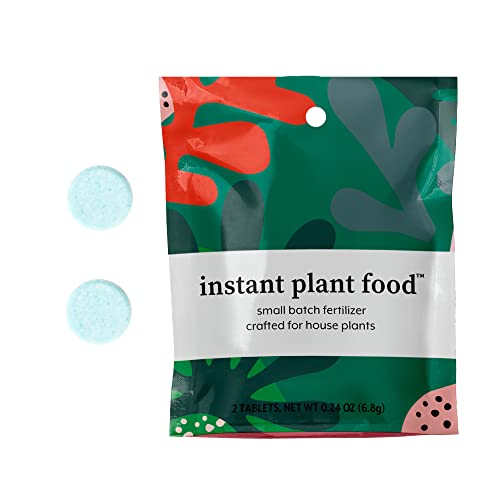 Houseplant Fertilizer Tablets - Easy to Use, Vegan, 4-3-6 Nutrients - 2 Self-Dissolving Tablets