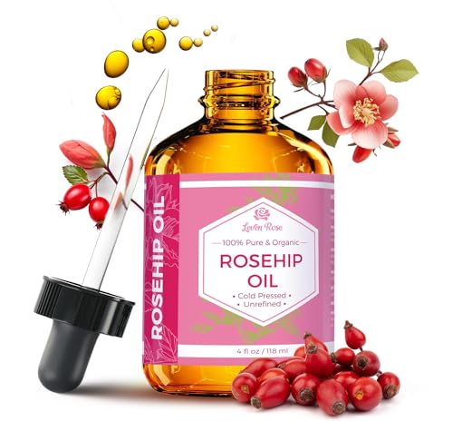 Leven Rose Rosehip Seed Oil - Age-Defying Moisturizer for Skin, Hair & Nails - 4 oz