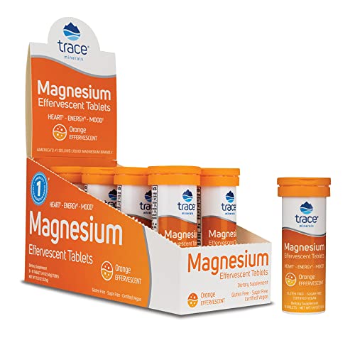 Trace Minerals Magnesium Tablets - Supports Digestive Health, Vegan, Non-GMO - 80 Tablets