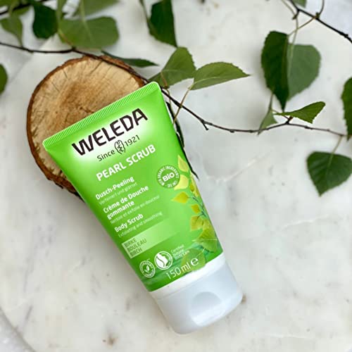 Weleda Birch Body Scrub - Gently Exfoliates, Nourishing Plant Oils, 5 Fl Oz