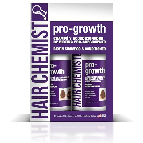 Hair Chemist Pro-Growth Hair Care Set - Promotes Thicker, Healthier Hair - 33.8oz each