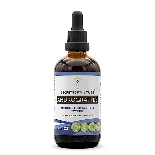 Secrets of the Tribe Andrographis Liquid Extract - High Potency, 100% Natural - 4 FL OZ