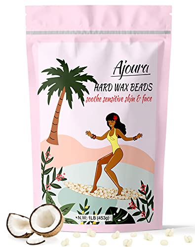 Ajoura Wax Beans for Hair Removal - Gentle & Effective for All Skin Types - 1lb Refill