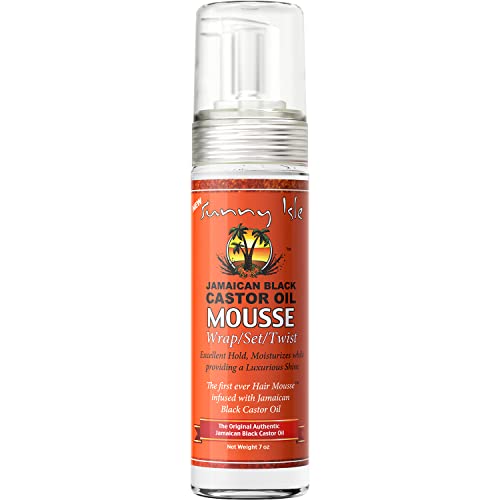 Sunny Isle Jamaican Black Castor Oil Mousse - Excellent Hold, Frizz Control, Moisturizes - 7oz