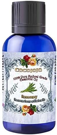 Cocojojo Rosemary Essential Oil - Pure Natural for Skin & Hair Care, Aromatherapy - 1 oz