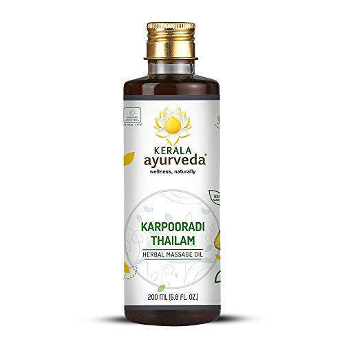 Kerala Ayurveda Karpooradi Thailam - Herbal Body Oil for Muscle Relaxation & Tone - 6.8 Fl Oz