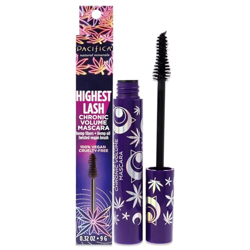 Pacifica Beauty Mascara - Volumizing & Conditioning, Patented Vegan Brush, 0.27oz