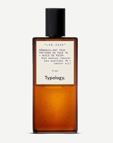 Typology Bi-Phase Eye Makeup Remover - Strengthens Lashes, Soothes with Chamomile - 150ml