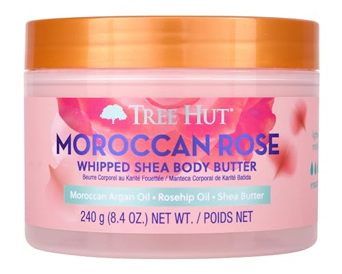 Tree Hut Body Butter - Nourishing Hydration with Moroccan Argan & Rosehip Oil - 8.4oz