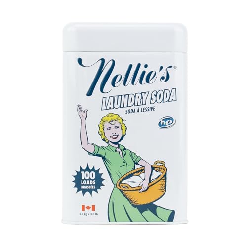 Nellie's Concentrated Laundry Detergent - Powerful Clean, Gentle on Skin - 100+ Scoops