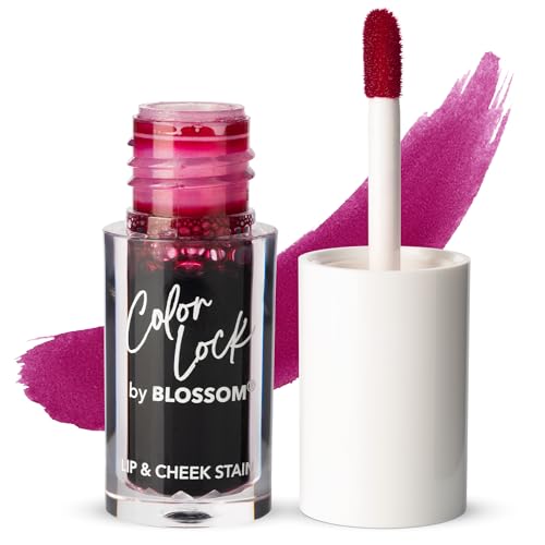 Blossom Lip & Cheek Stain - Hydrating, Long-Lasting, Smudge-Proof, Wine Stained - 0.14 fl oz