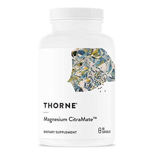 THORNE Magnesium CitraMate - Supports Heart, Muscle Health, Kidney Function - 90 Capsules