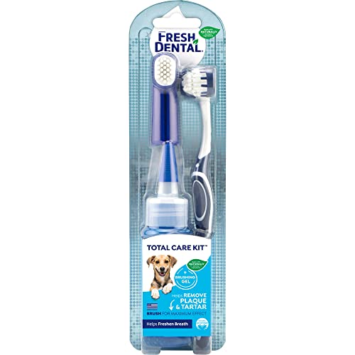Naturel Promise Dental Care Kit for Dogs & Cats - Reduces Plaque, Freshens Breath - 2oz